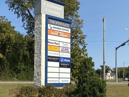 Sheridan Road Group's sign at 121st & Sheridan.