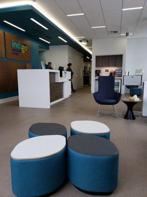 The waiting room at multicare Indigo urgent care