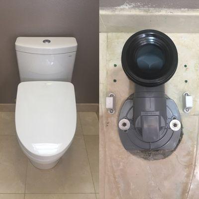 Toilet installation- TOTO MW4463046CEMG