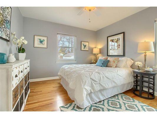 A calming master suite