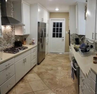 Kitchen remodeling.