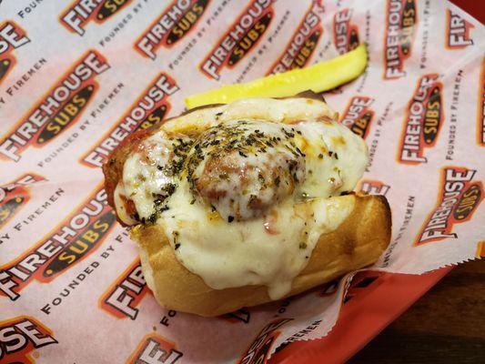 The small meatball sub is exactly that: SMALL!