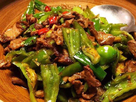 Spicy shredded pork