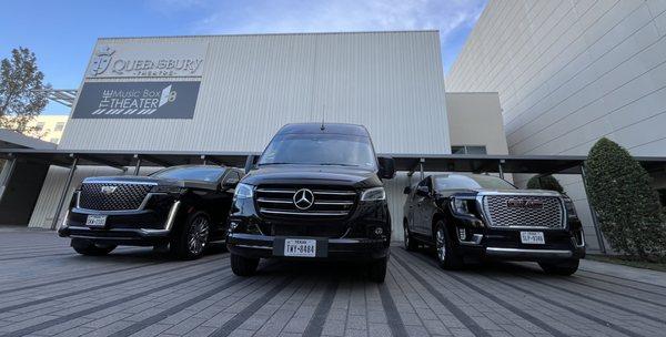 Elegance in every ride. From luxury SUVs to sleek Sprinters, we're ready to elevate your experience, no matter the destination.