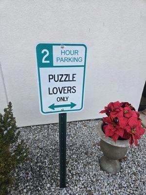 My personalized parking space! Lol