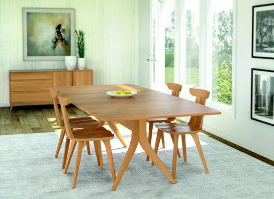 Catalina Dining in Natural Cherry from Copeland Furniture. Some see it on the floor today!