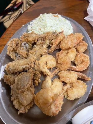 Shrimp and oysters