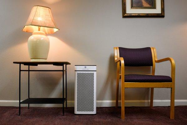 Medical grade HEPA air purifiers to clean our office air