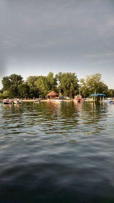 Listen to summer bands from the water