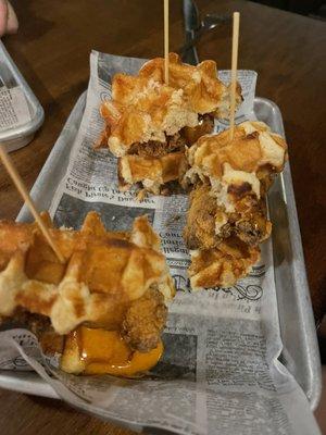 Chicken and Waffle Sliders