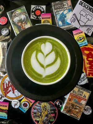 Our Coconut Matcha latte is the perfect warm drink!