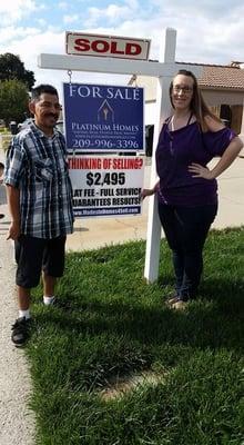 Mr. and Mrs. Lopez saved thousands when they purchased their beautiful Modesto,CA Home