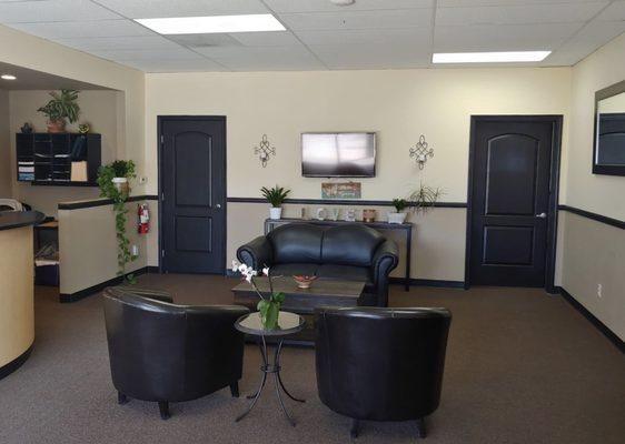 Michelle Williams Tax & Associates - Office interior, waiting area.