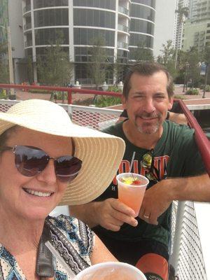 River boat cruise. Rum punch. Yum.