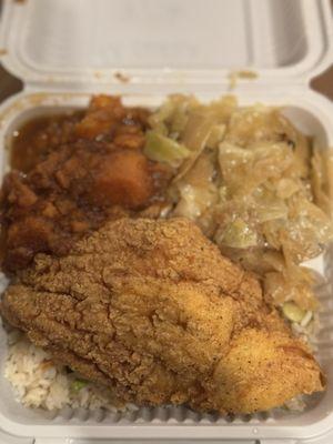 Catfish, Cabbage and Yams