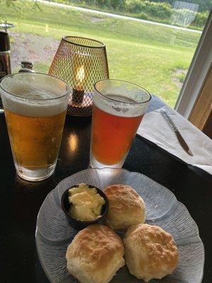 Beers and biscuits