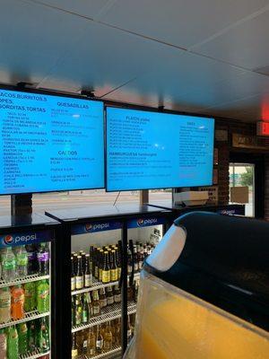 Menu as of June 2023