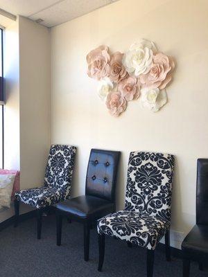 Super cute waiting area!!