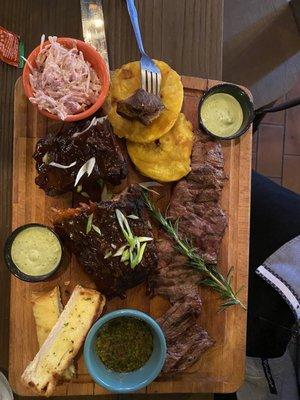 20. Ribs and Churrasco Combo Platter