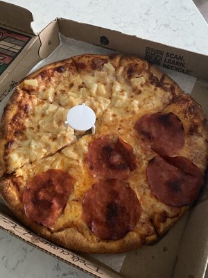 Small Half & Half Pizza