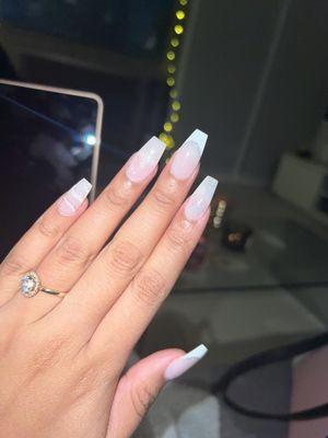 Full acrylic nail set