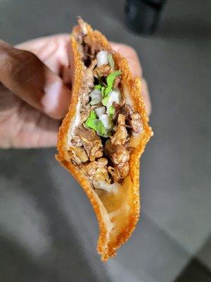 Birria Tacos (Keto) from Tacos Los Cachoritos. Alameda Night Market 10/30/2021