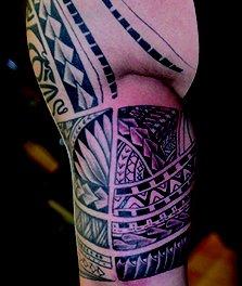 Polynesian  Freehand Tattooing by Jim Allchin