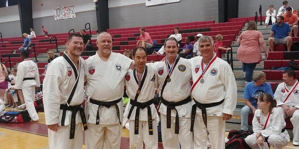 Master Barras, Master Thompson's instructor, with a few others in ATF.