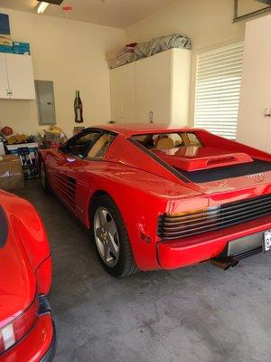 Ceramic Coat on Ferrari