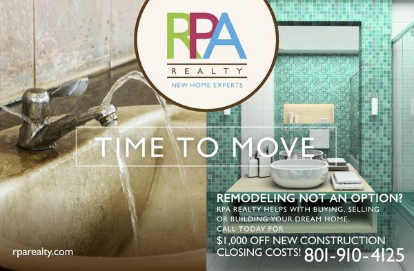 Buying or building a new home can be hard, but RPA can make the process easy--especially if the alternative is remodeling and old home.