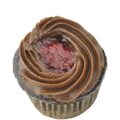 Chocolate Raspberry Cupcake. Gluten Free, Vegan, Top 8 Allergy Free, Delicious.