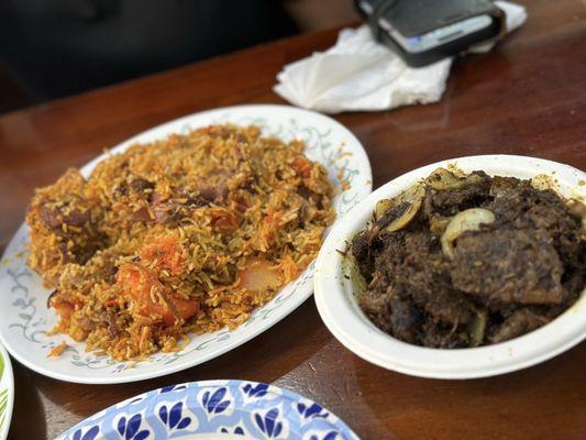 Kachchi biryani