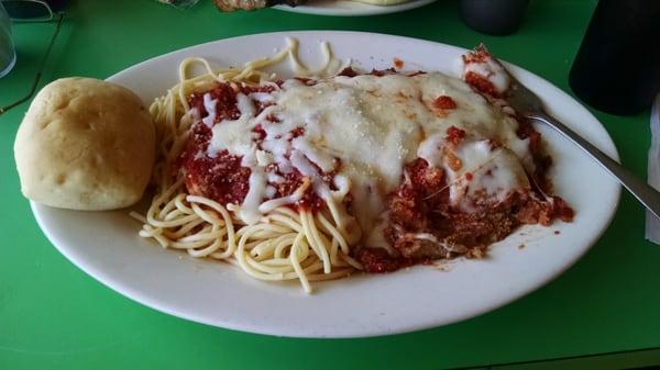 Eggplant Parmesan, better than Bertucci's