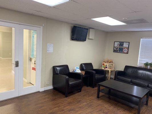 Front waiting room.