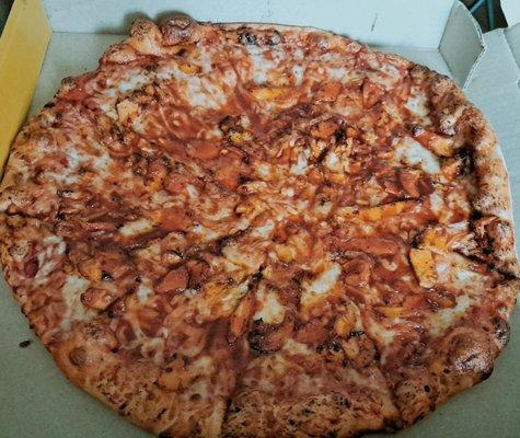 BBQ chicken pizza