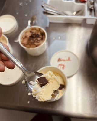 Almond joy frozen custard