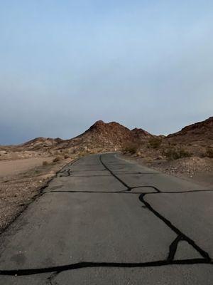 Bootleg Canyon right before sunrise