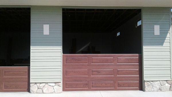 Garage door installation