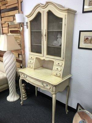 French provincial desk with hutch. Great prices