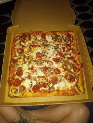 Special Sicilian pizza