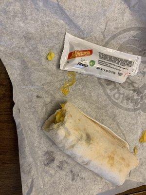 Sausage Sausage, Egg & Cheese Burrito