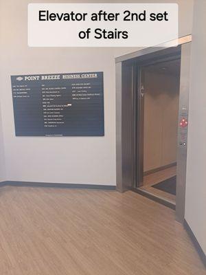 Go up the elevator, and you will see a PreCheck sign take a right. It is the first door to your left.