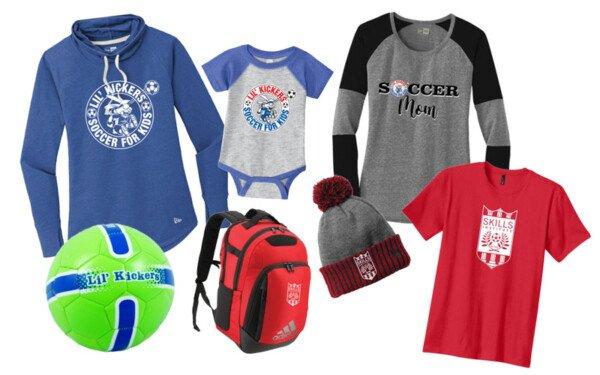 Buy Lil' Kickers gear online to support your favorite kids program!