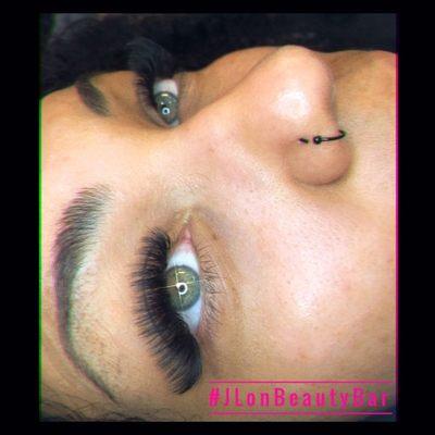 Volume lash extensions