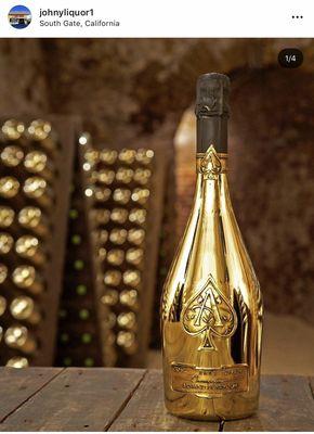 Ace of spades  gold Brut