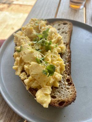 Eggs on toast