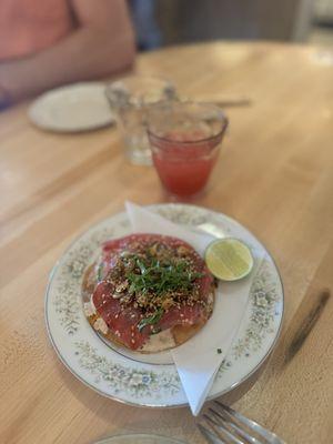 Yellowfin Tostada