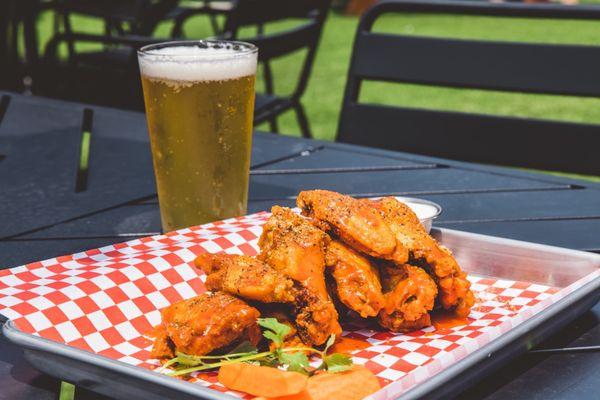 Buffalo lemon pepper wings