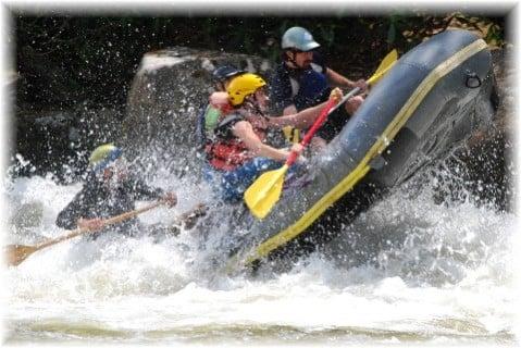 Intense Paddling Fun on the Upper Yough.