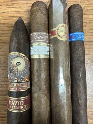 A better picture of the cigars I had at Harry's!